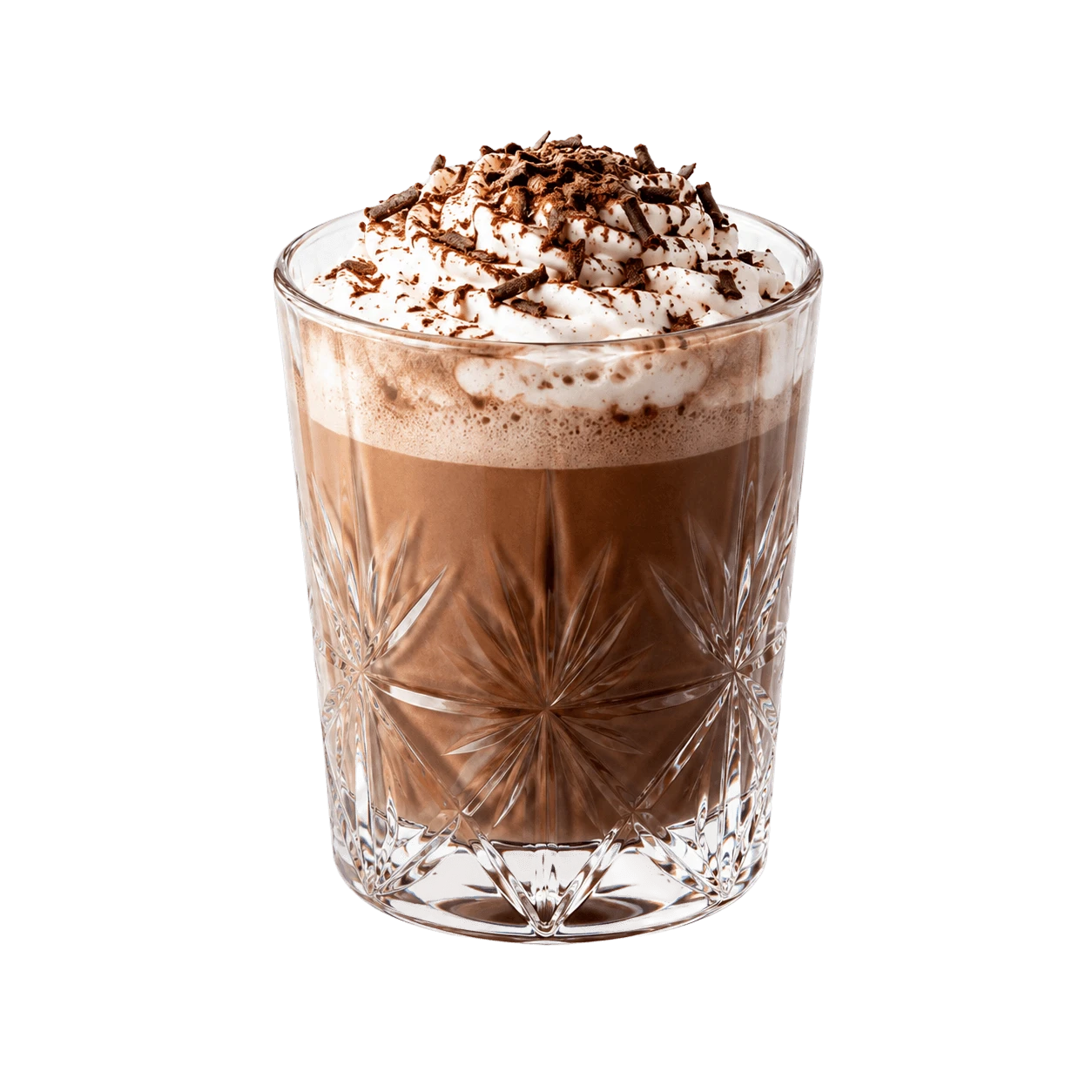 Iced chocolate coffee